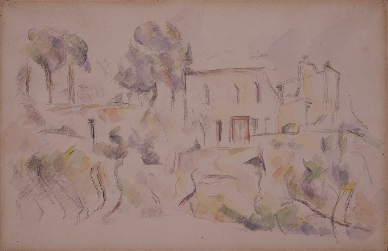 The Coach House (The Shed at Château Noir) af Paul Cézanne