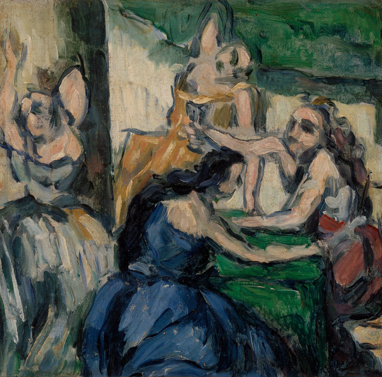 Kurtisanerne af Paul Cézanne