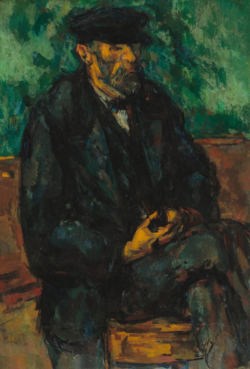 Gartneren Vallier, 1906. af Paul Cézanne