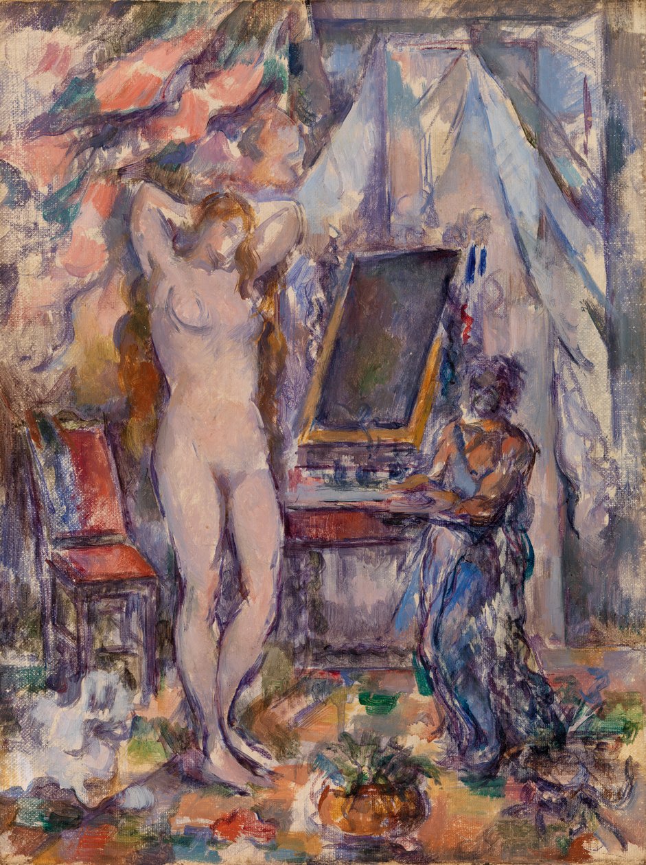 The Toilette (La Toilette) af Paul Cézanne