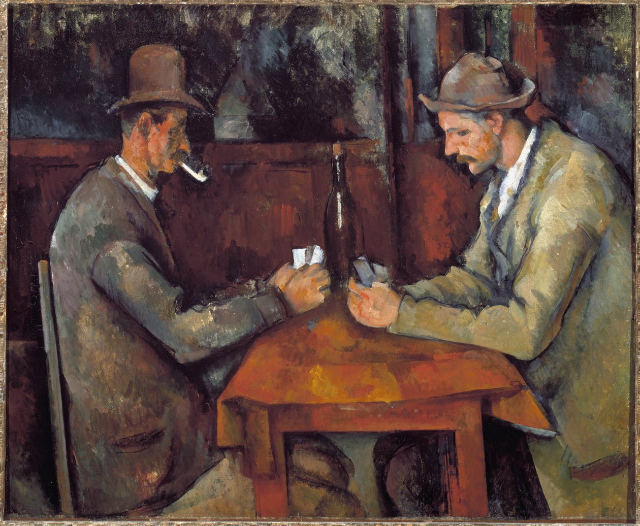 Kortspillerne af Paul Cézanne
