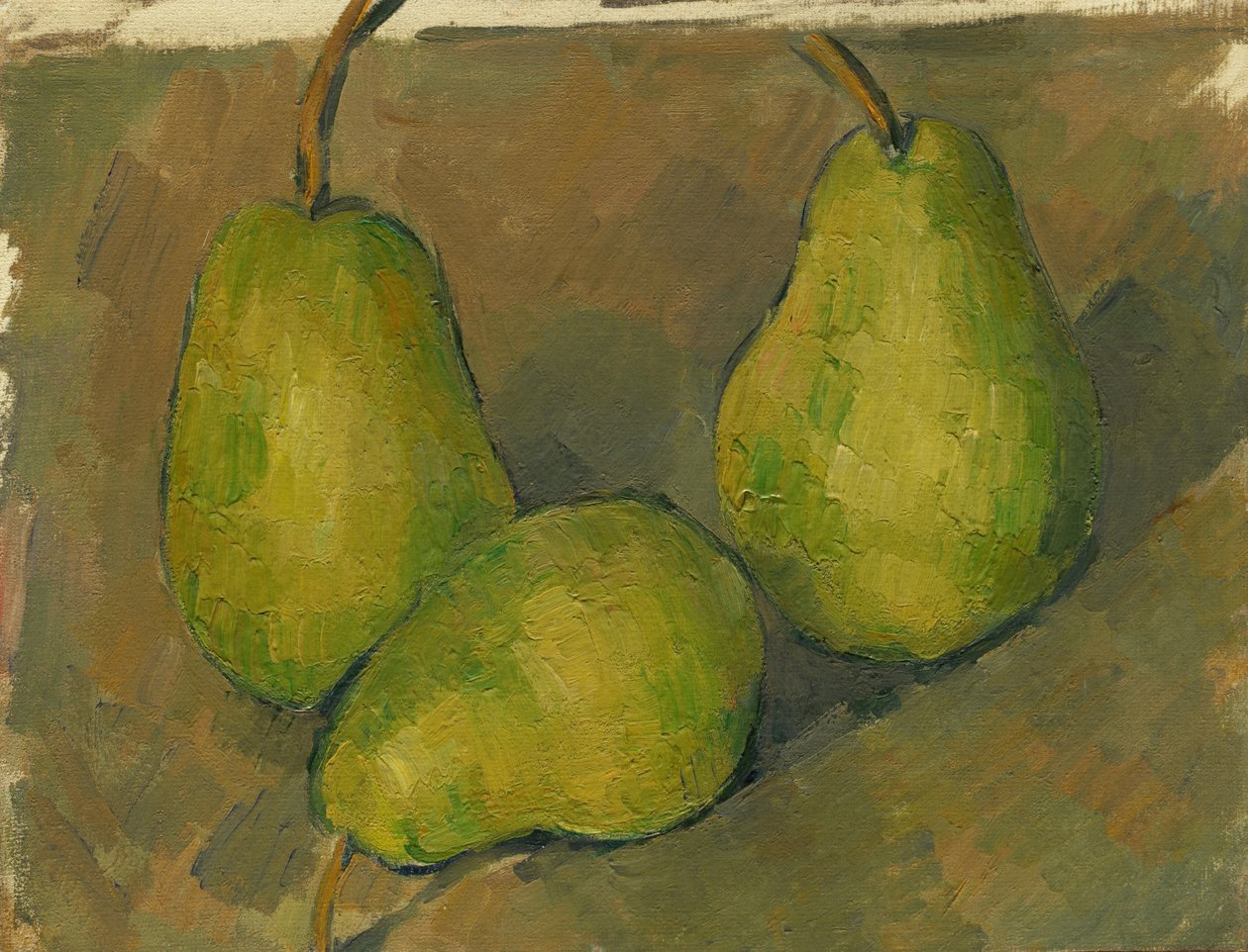 Tre pærer af Paul Cézanne