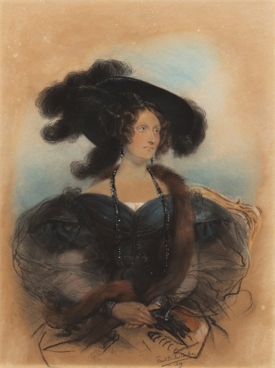 Jane Jarvis, 1830-1831. af Paul Delaroche