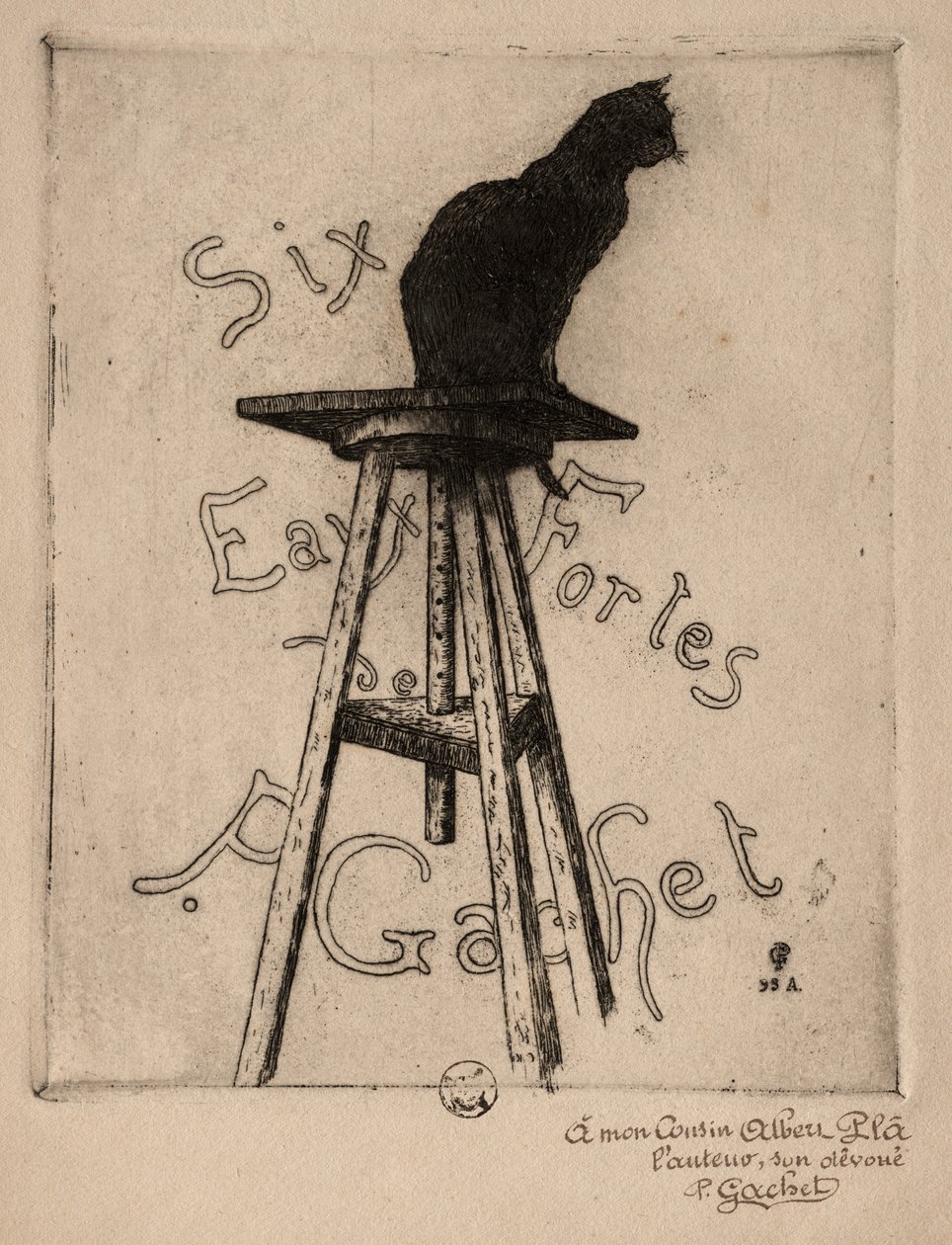 Seks ætsninger, 1895. af Paul Gachet