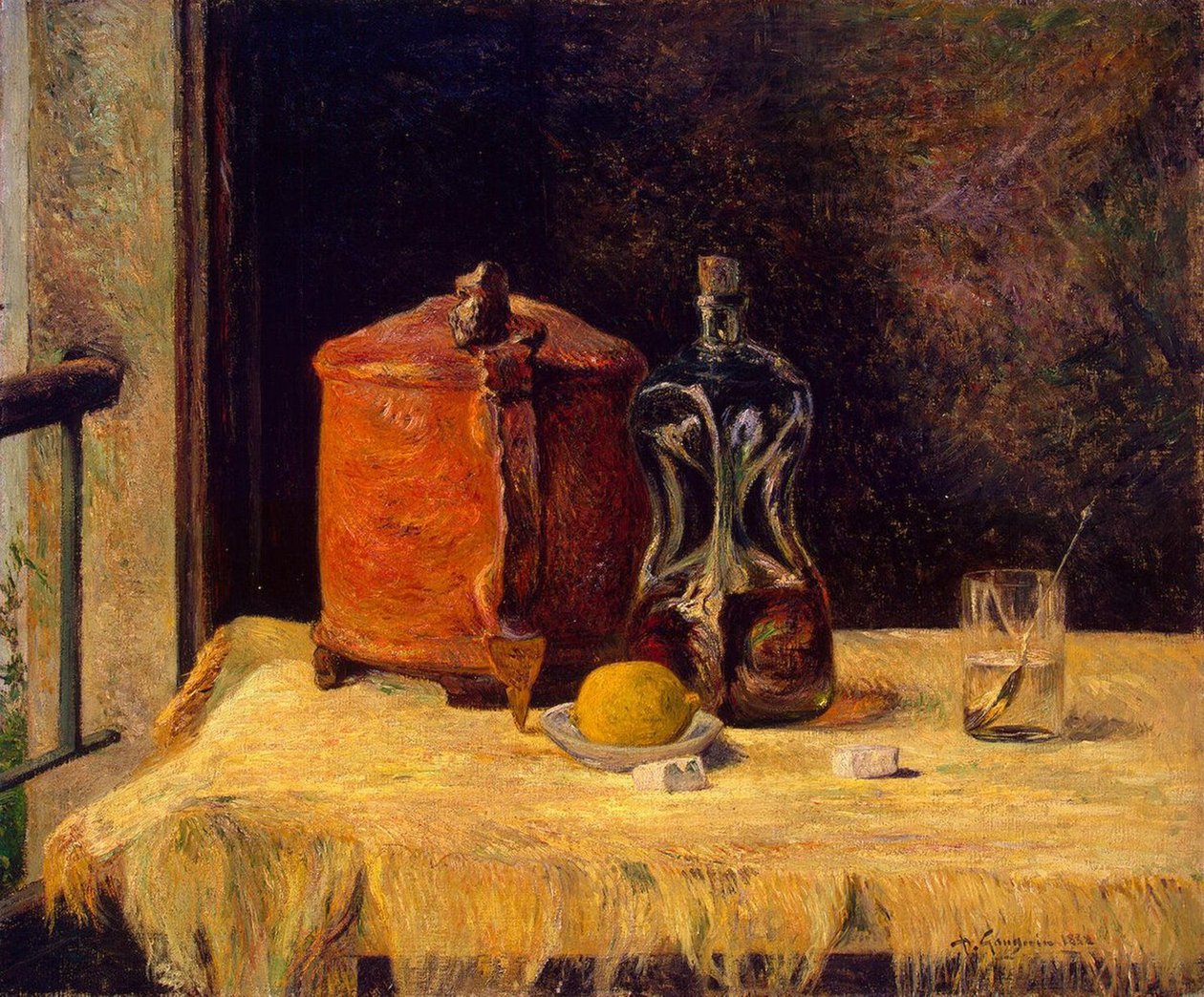 Ved vinduet af Paul Gauguin