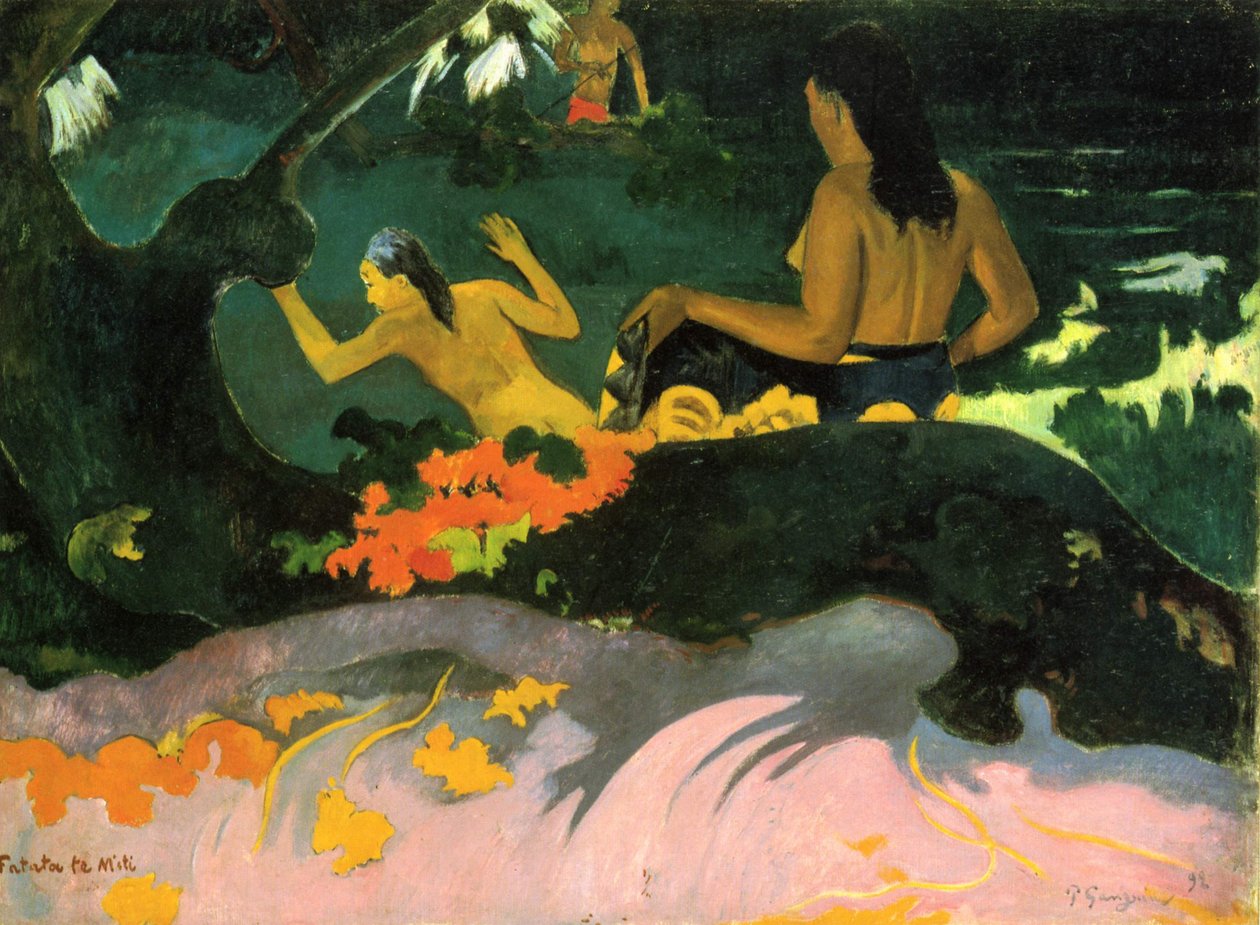 Ved havet af Paul Gauguin