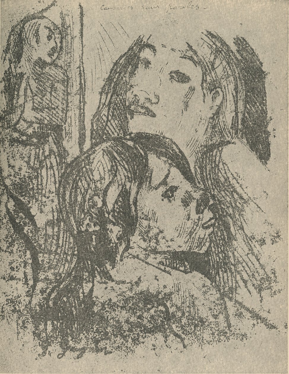 Samtale uden ord, 1936 af Paul Gauguin