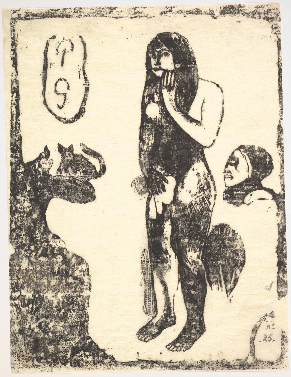 Eva, 1898-99. af Paul Gauguin