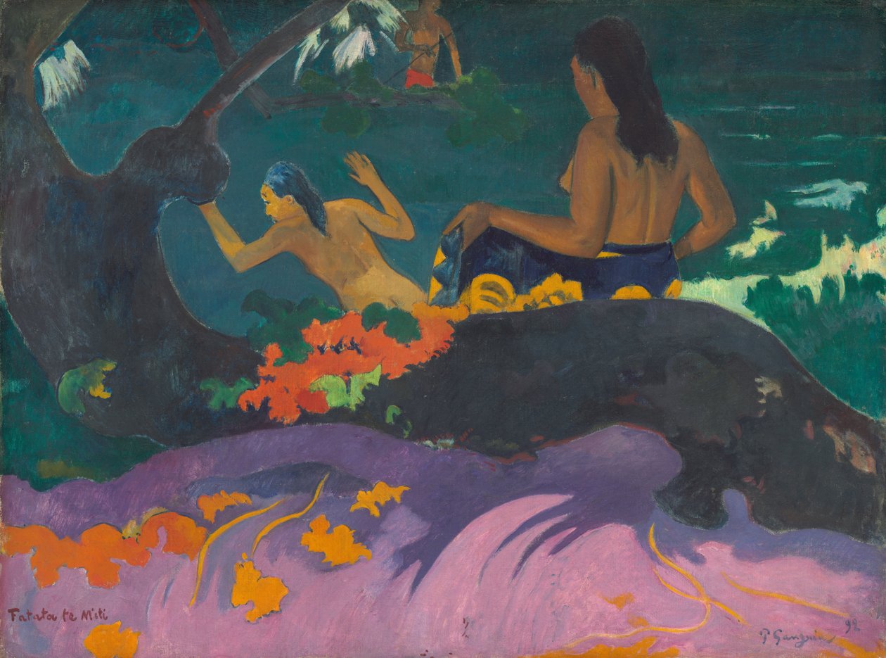 Ved havet af Paul Gauguin