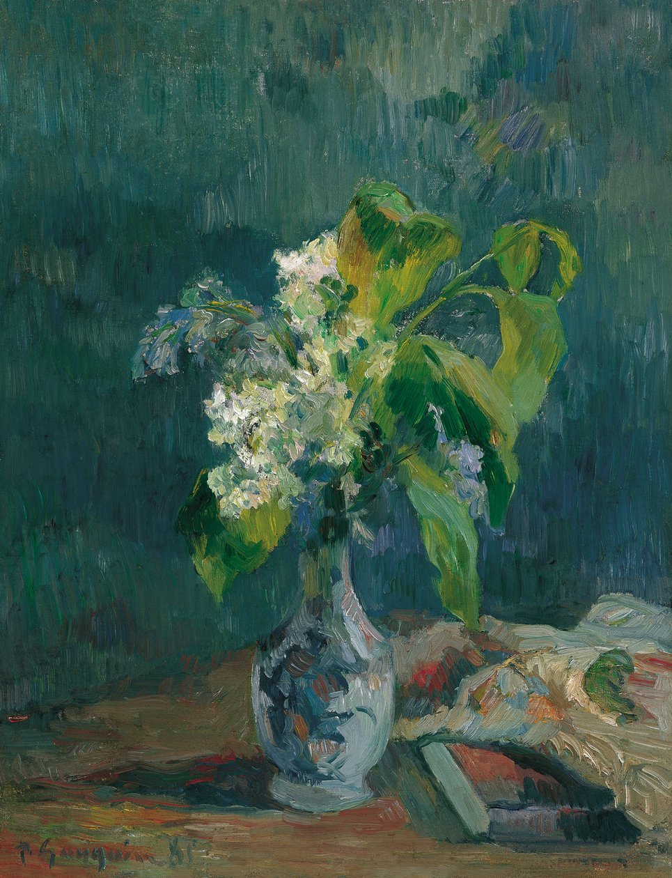 Fransk: Bouquet de lilas Syrener af Paul Gauguin