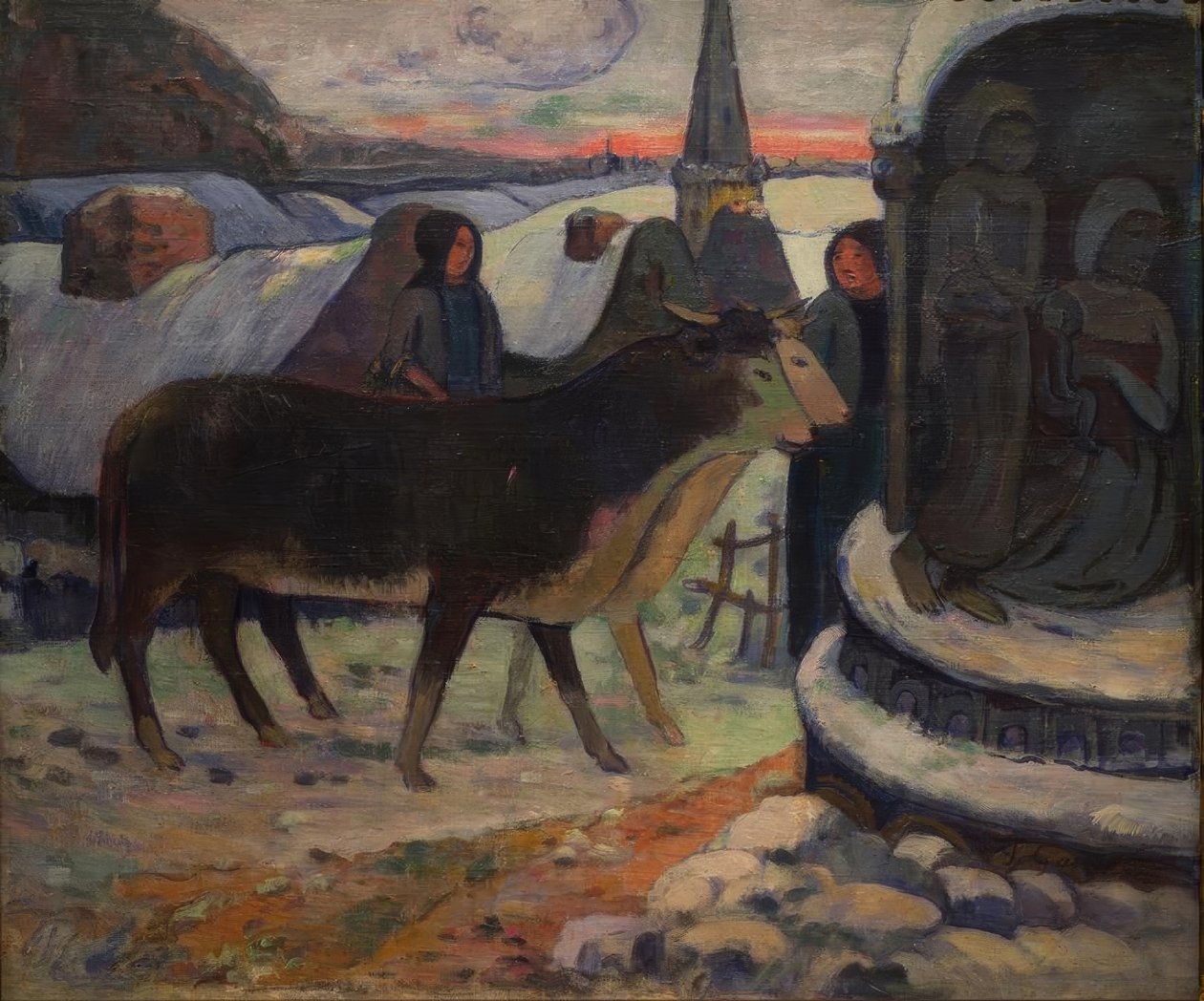 Hellig Nat (oksens velsignelse) af Paul Gauguin