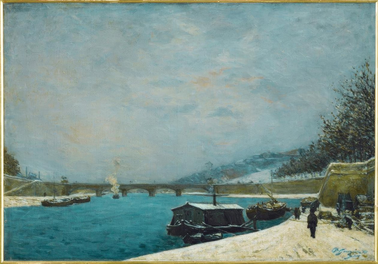 Seinen ved Pont de Jena af Paul Gauguin