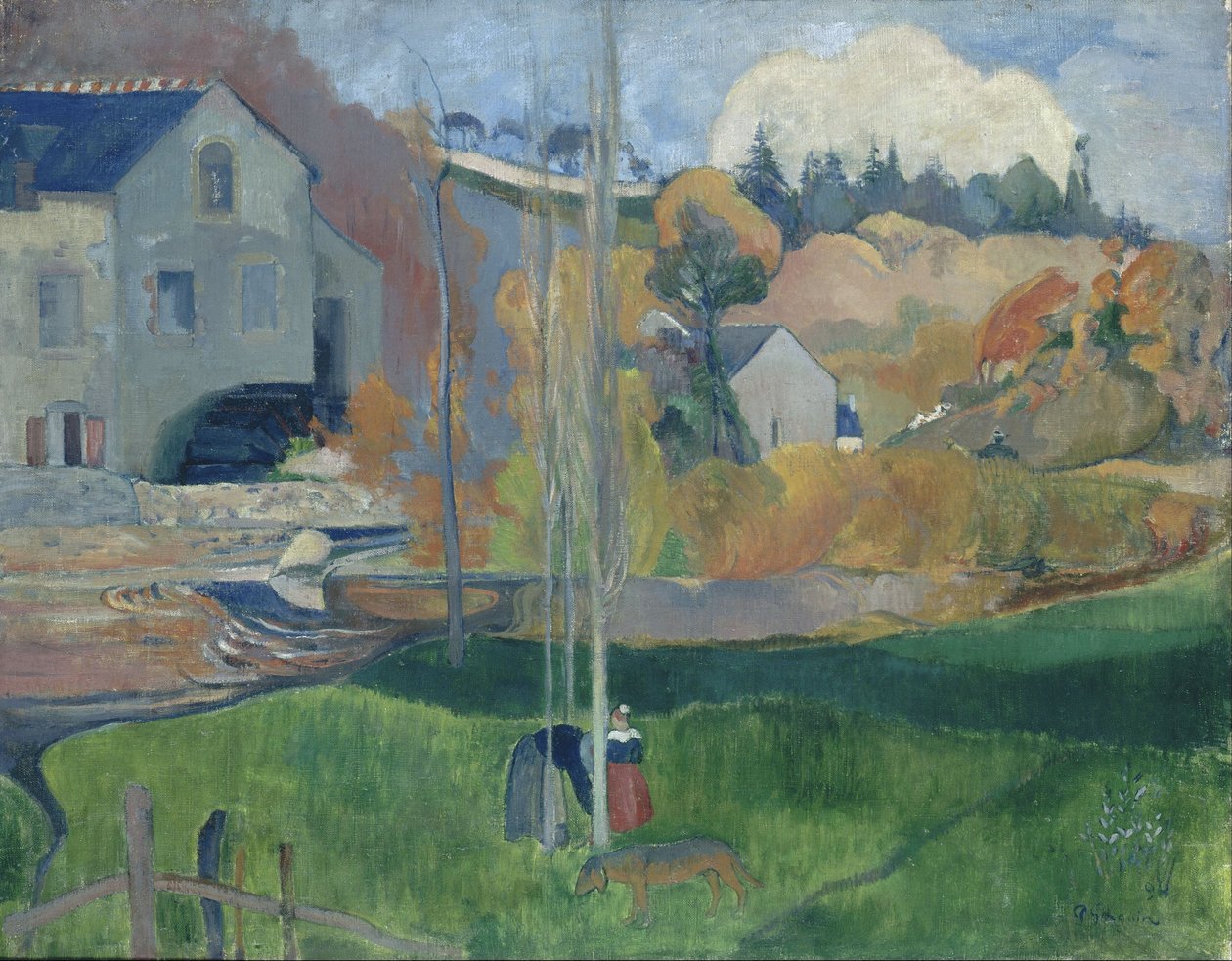 Landskab i Bretagne. David Mill, 1894 af Paul Gauguin