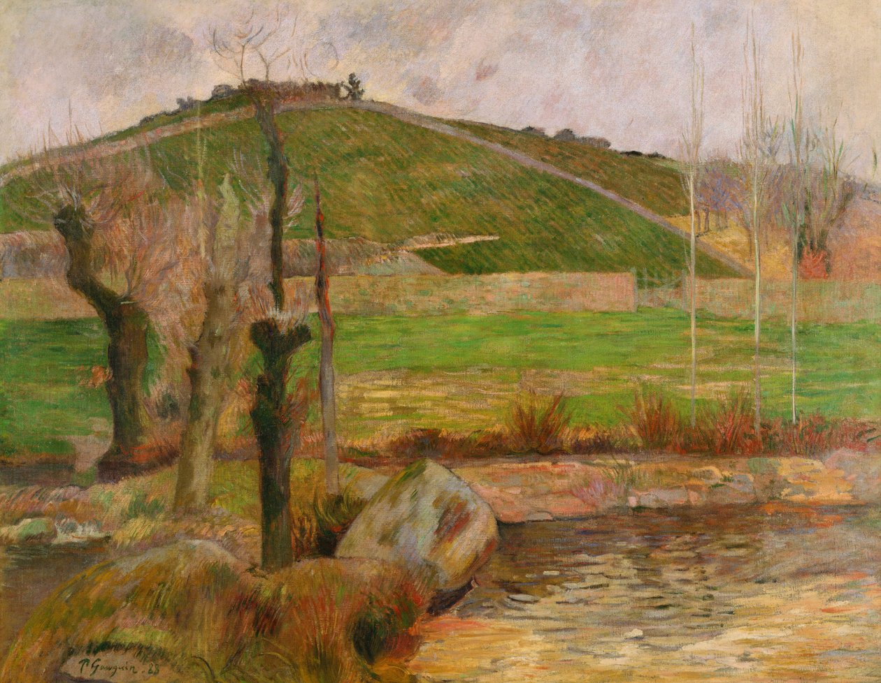Landskab nær Pont-Aven af Paul Gauguin