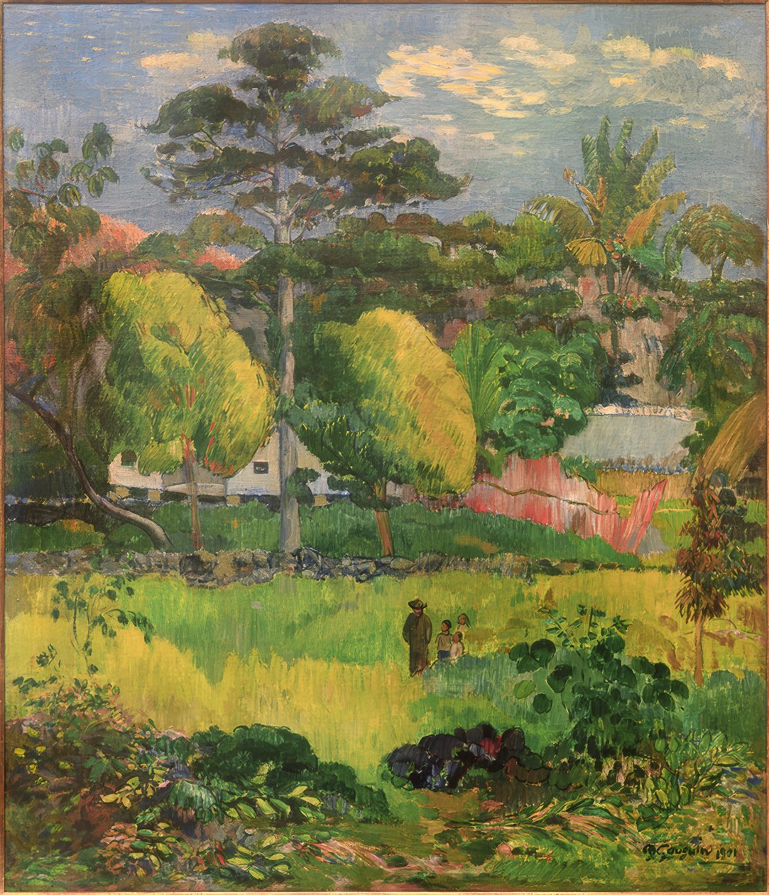 Landskab, 1901 af Paul Gauguin