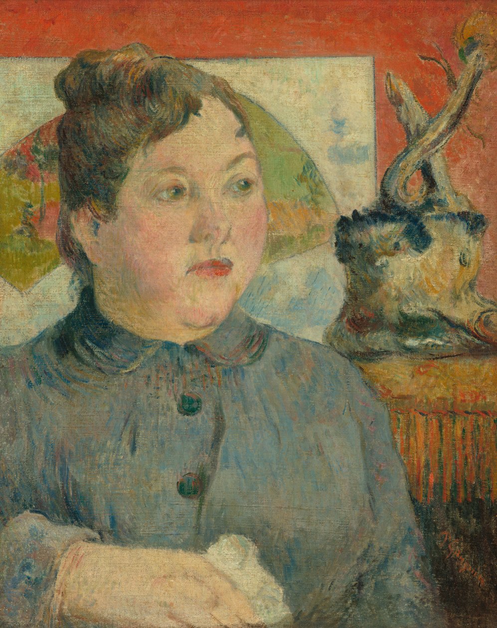 Madame Alexandre Kohler, 18871888. af Paul Gauguin