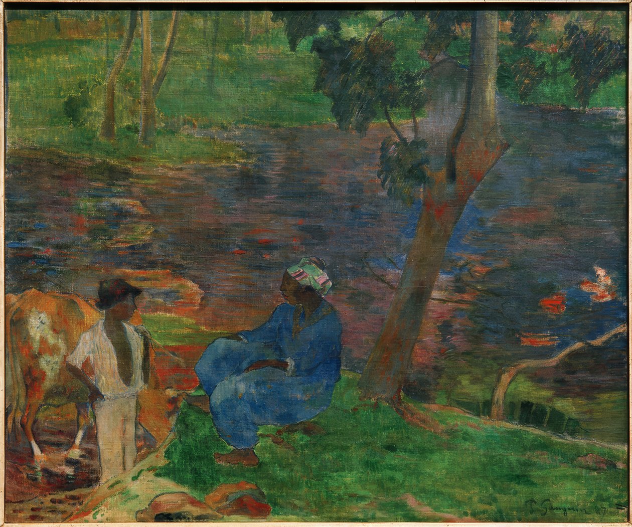 Martinique (ved dambredden) af Paul Gauguin