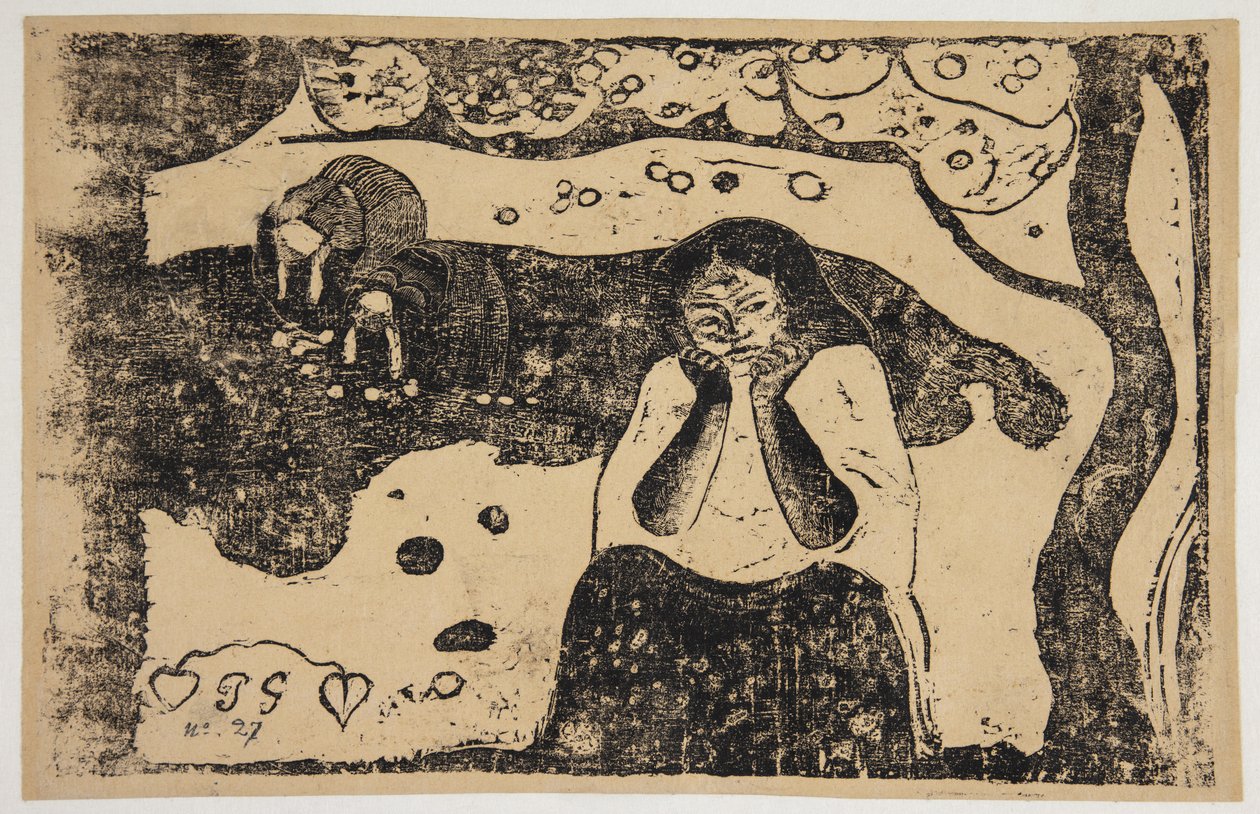 Menneskelig elendighed. af Paul Gauguin