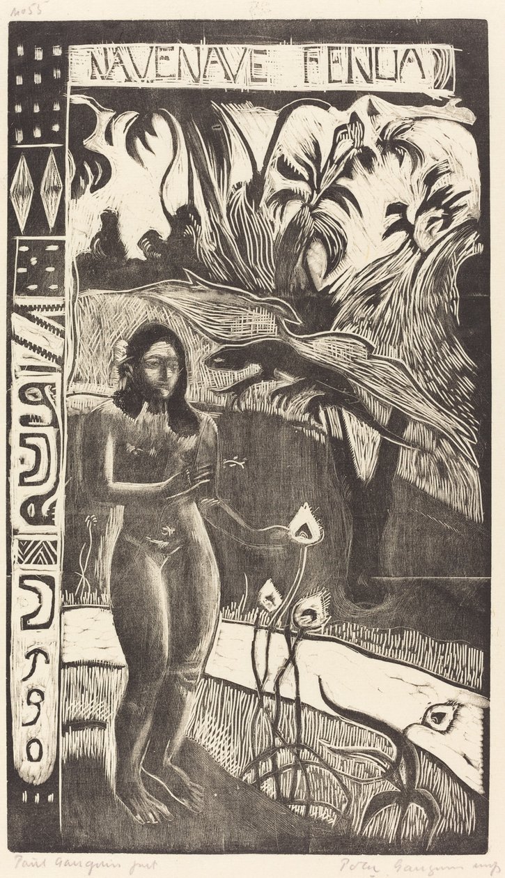 Nave Nave Fenua Delightful Land, 18941895. af Paul Gauguin