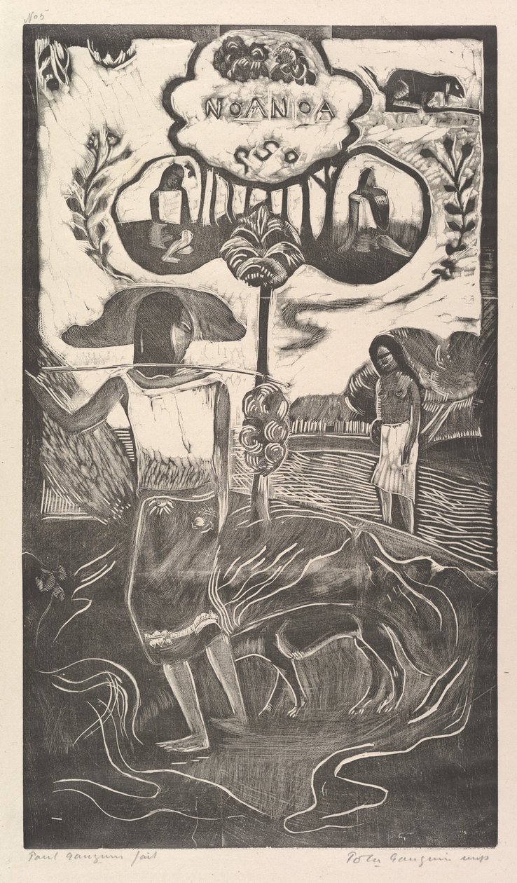 Noah Noah, 1893-94. af Paul Gauguin