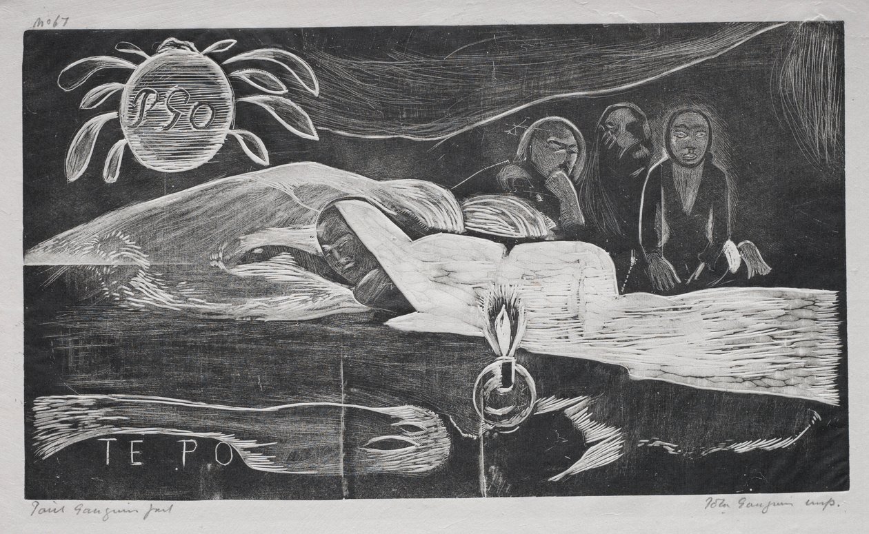 Bare: evig nat, 1893-94. af Paul Gauguin