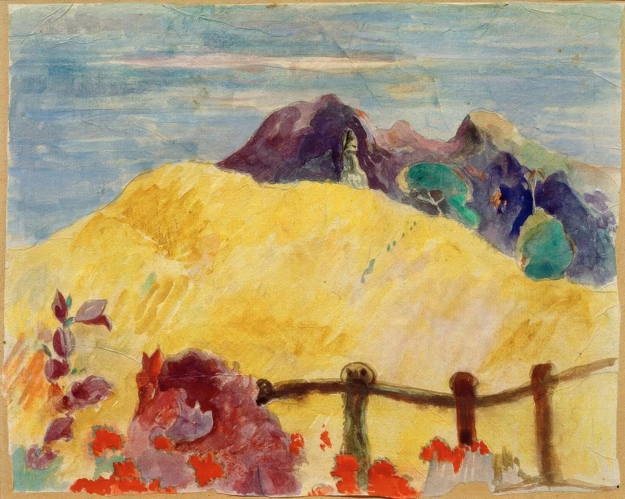 Gården er i messing af Paul Gauguin