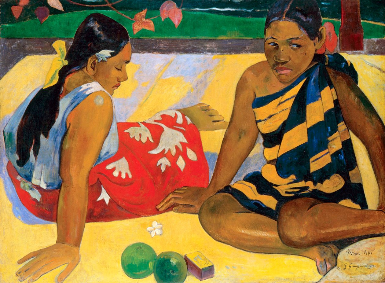 Fyrværkeri. Hvad er nyt, 1892 af Paul Gauguin