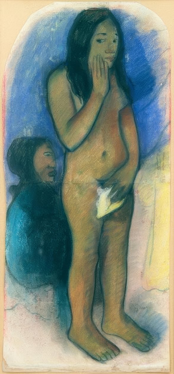 Tale af en ond ånd af Paul Gauguin