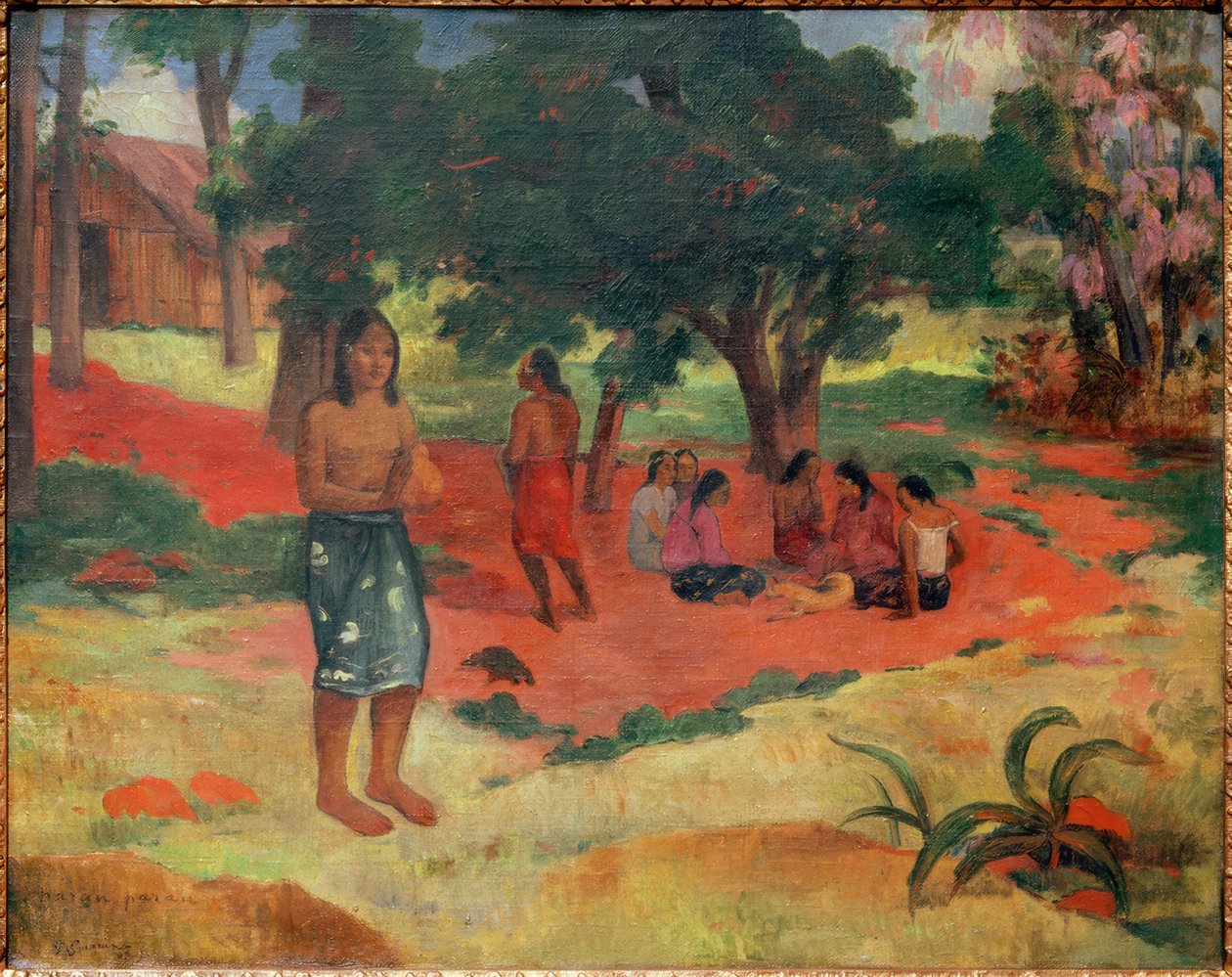 Parau parau (II) af Paul Gauguin