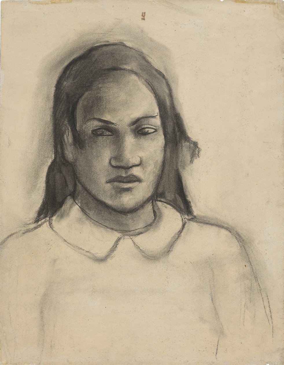 Portræt af Tehamana, 1891-93 af Paul Gauguin