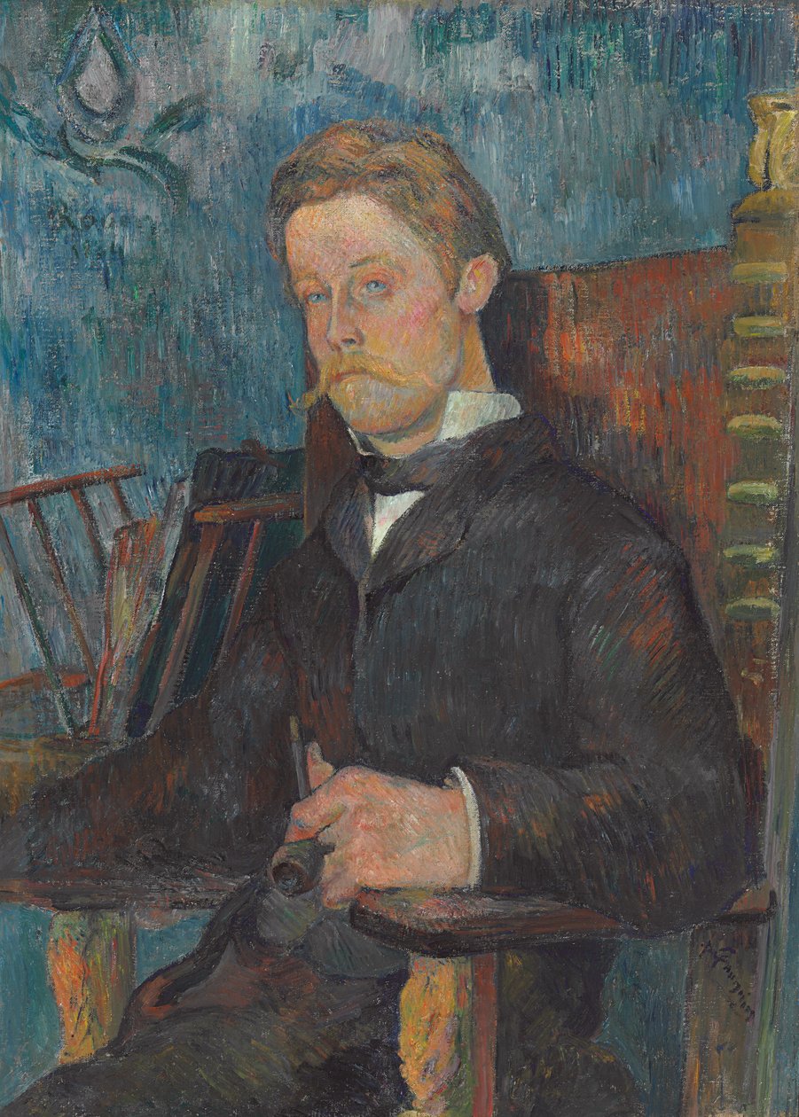 Portræt af en mand, 1884 af Paul Gauguin