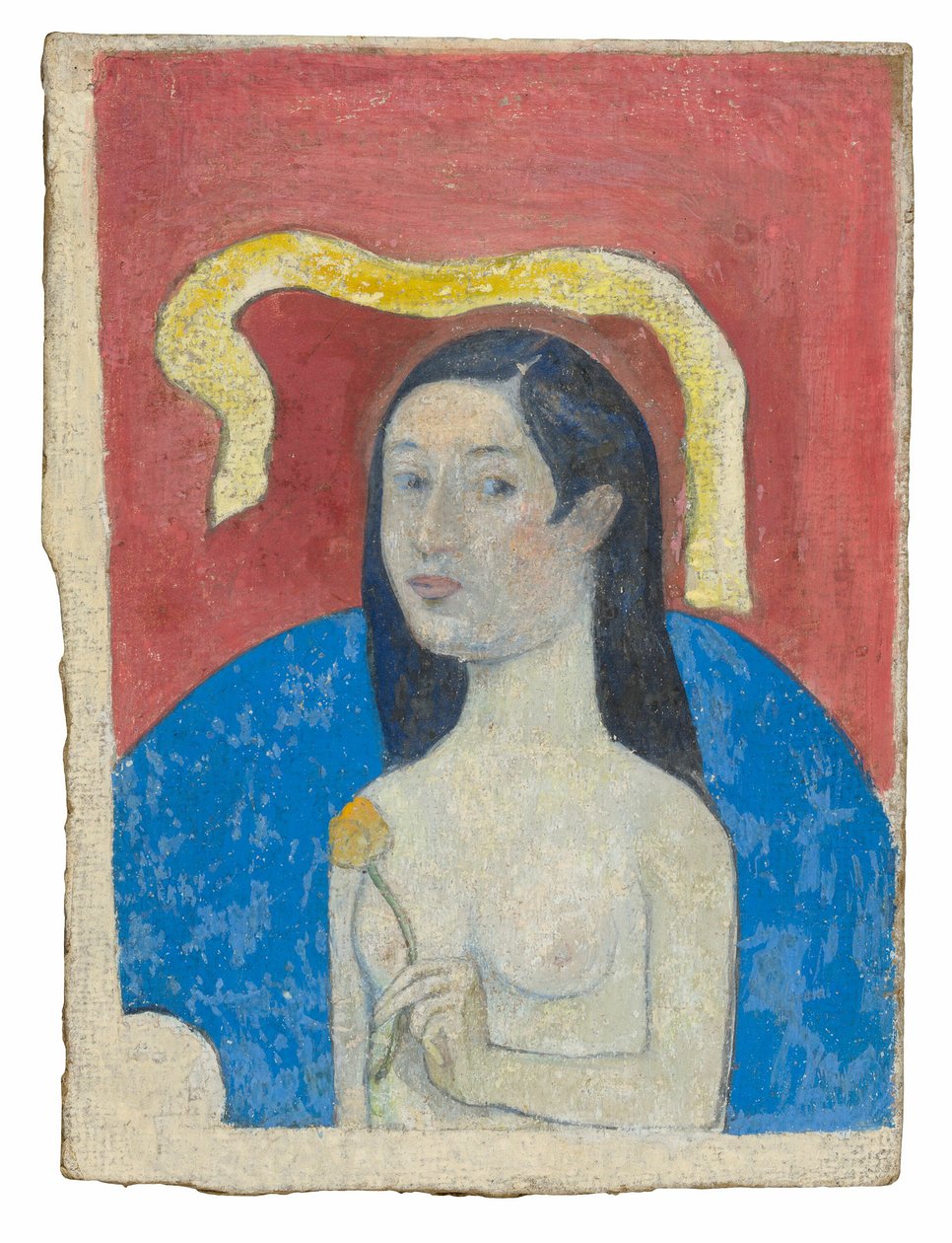 Portræt af kunstnerens mor (Eva) af Paul Gauguin
