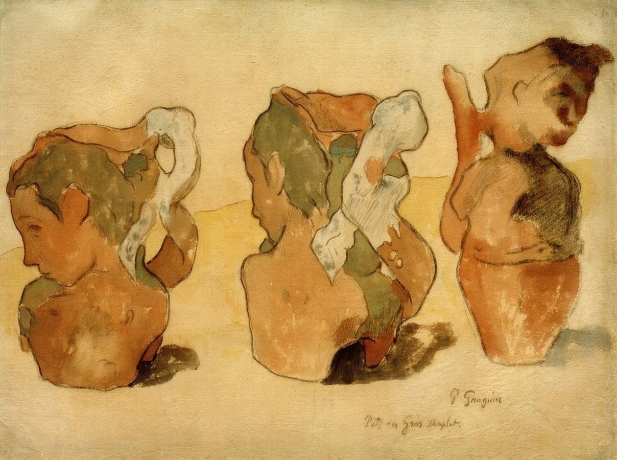 Sandstensgryder af Paul Gauguin