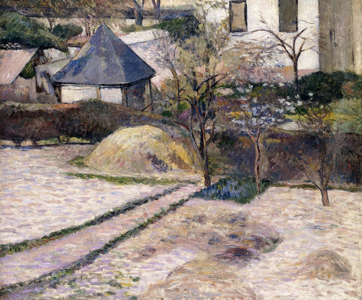 Rouen Landskab, ca. 1884 af Paul Gauguin