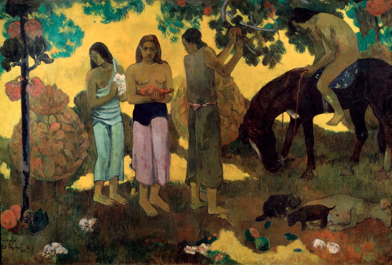 Rupe Rupe Frugtindsamling, 1899. af Paul Gauguin
