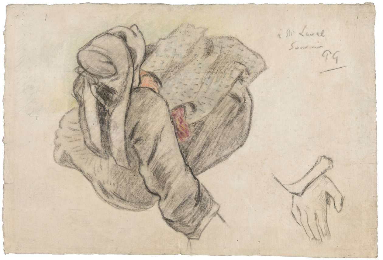 Siddende bretonsk kvinde, 1886 af Paul Gauguin