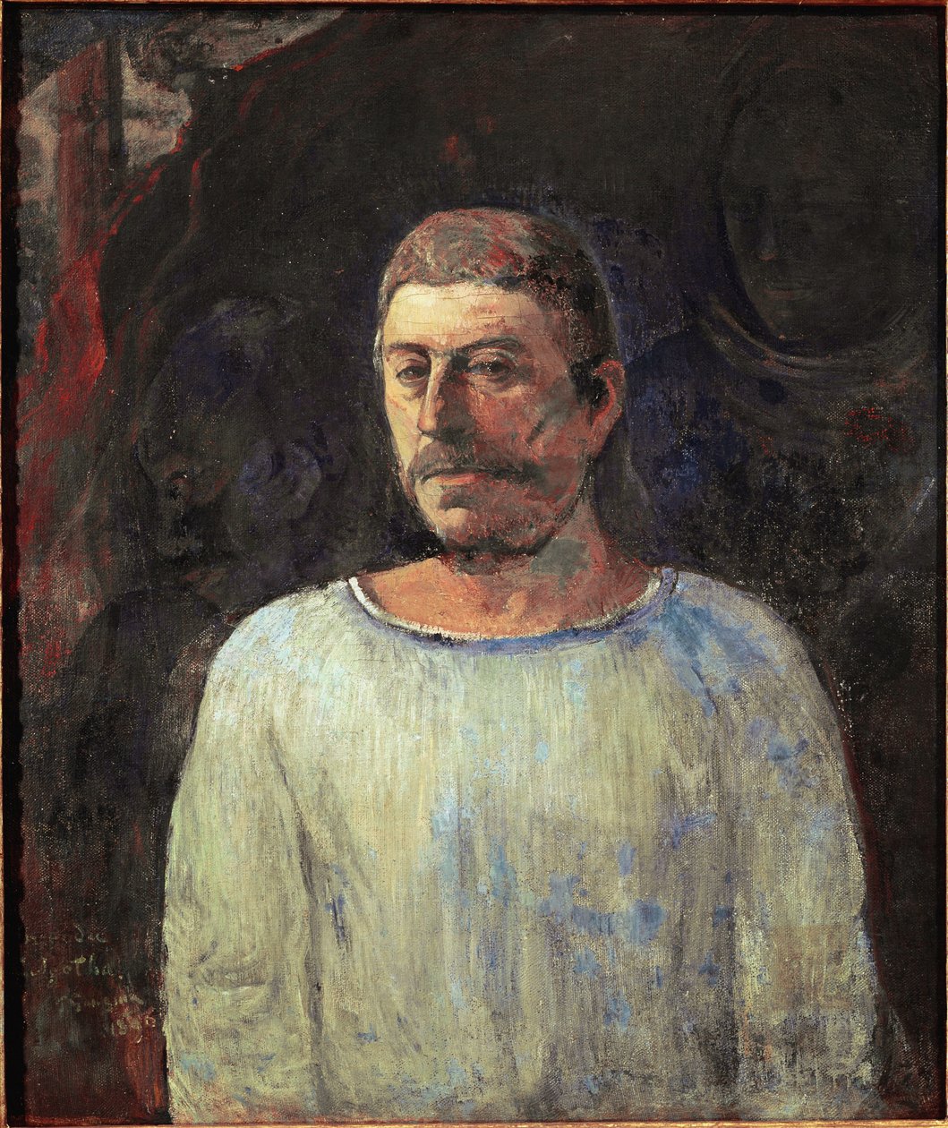 Selvportræt nær Golgata af Paul Gauguin
