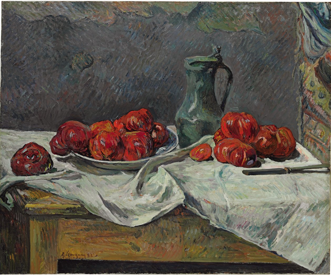 Stilleben med tomater, 1883 af Paul Gauguin