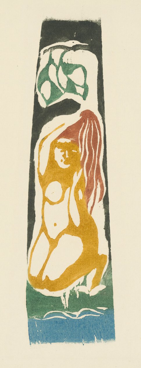 Tahitiansk kvinde, ca. 1900 af Paul Gauguin