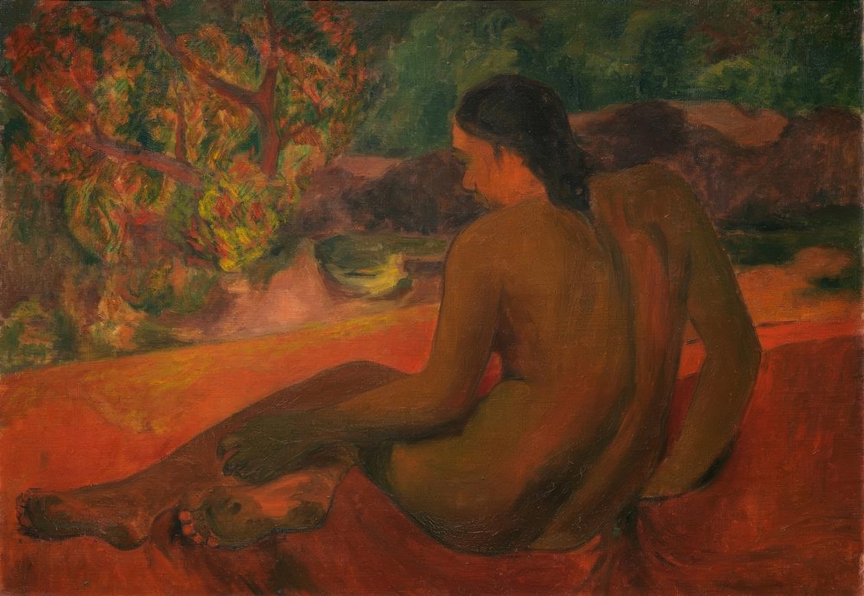 Tahitisk kvinde af Paul Gauguin