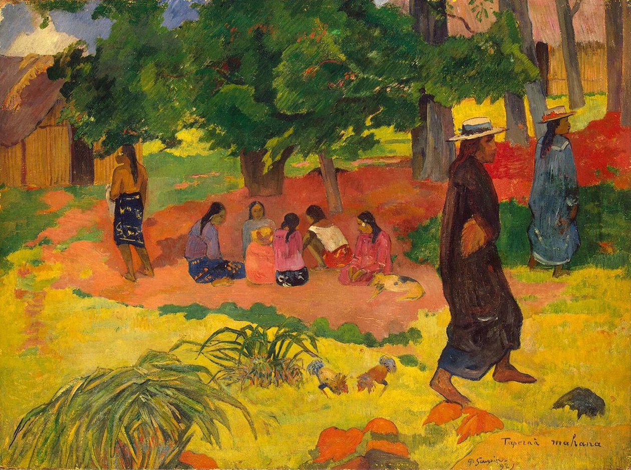 Taperaa Mahana af Paul Gauguin