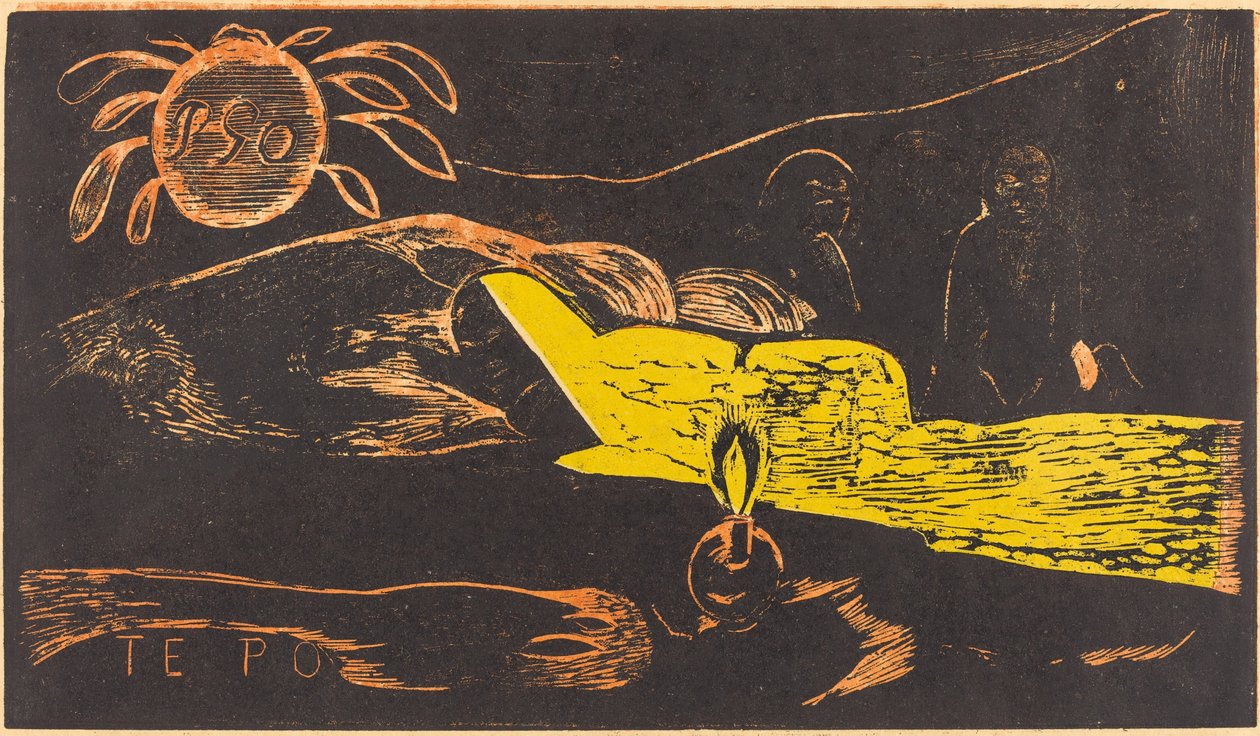 Te Po (Den lange nat) af Paul Gauguin