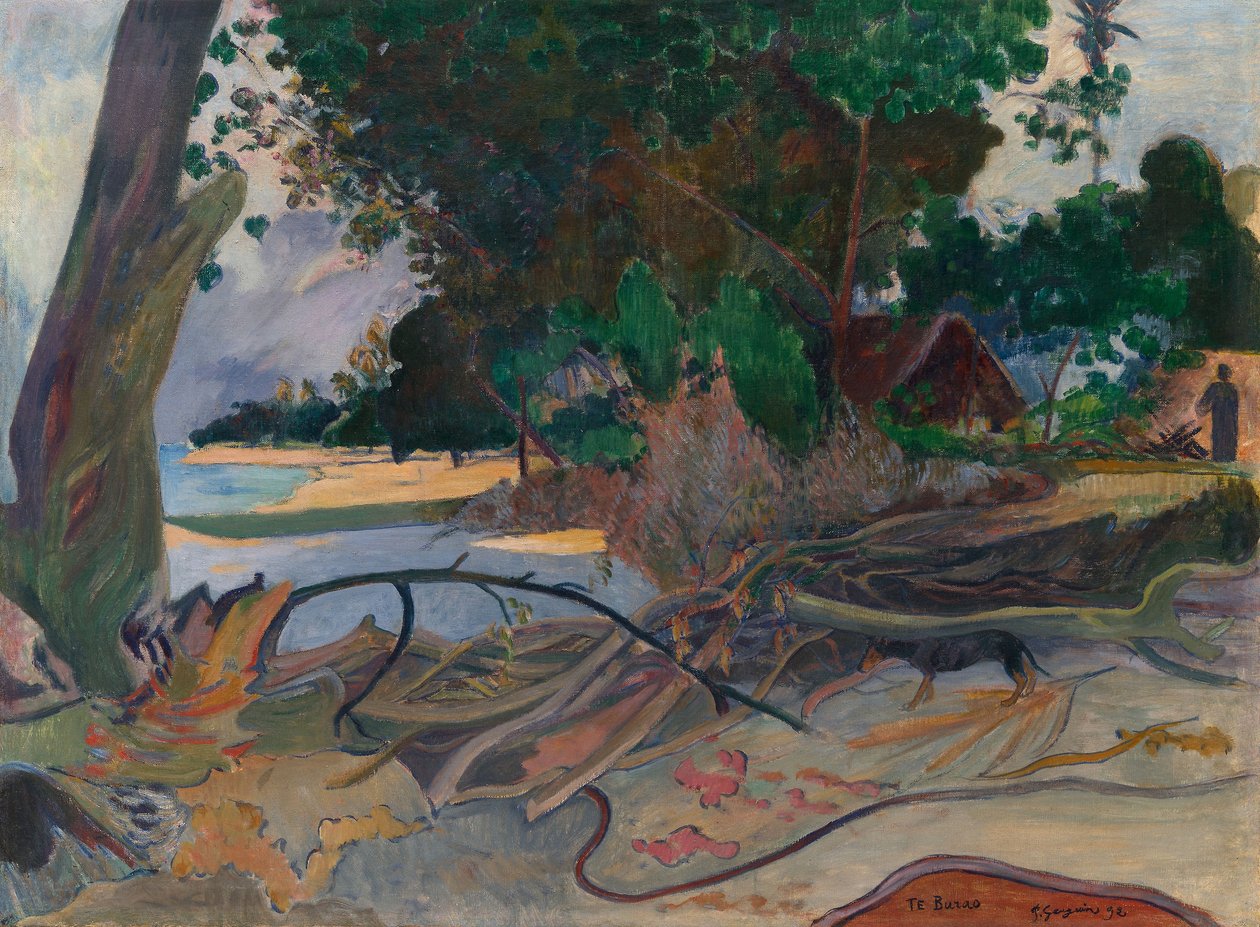 Te burao (Hibiskustræet) af Paul Gauguin