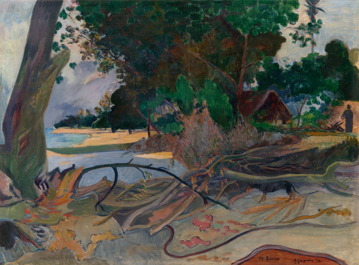 Te burao (Hibiscustræet) af Paul Gauguin