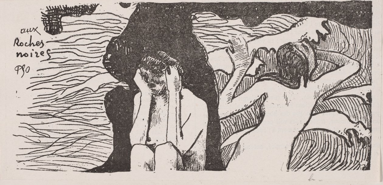 De sorte klipper af Paul Gauguin