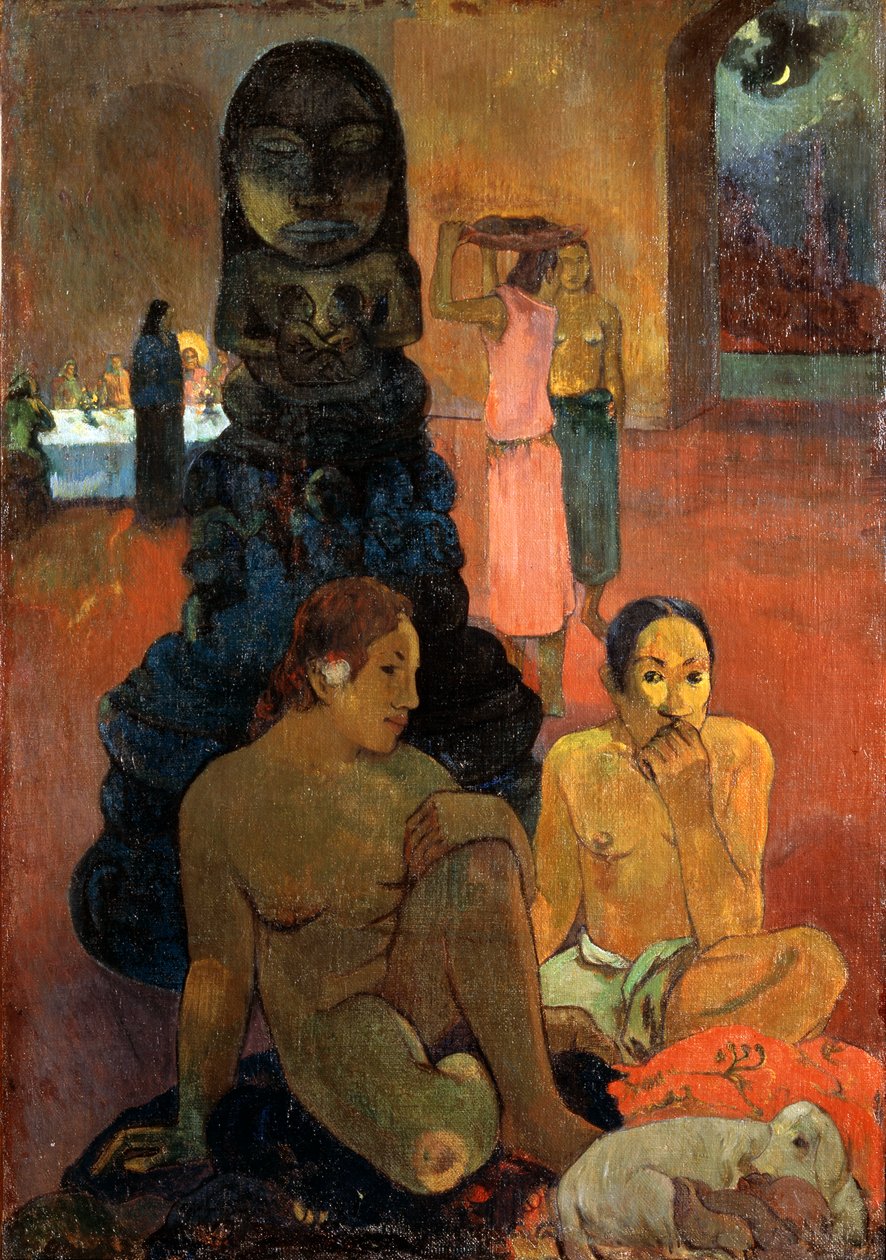 Den Store Buddha, 1899. af Paul Gauguin