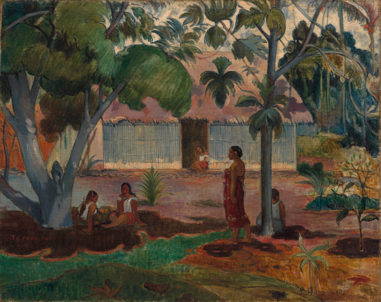 Det store træ, 1891. af Paul Gauguin