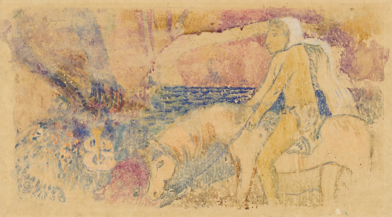 Ponyen, ca. 1902. af Paul Gauguin