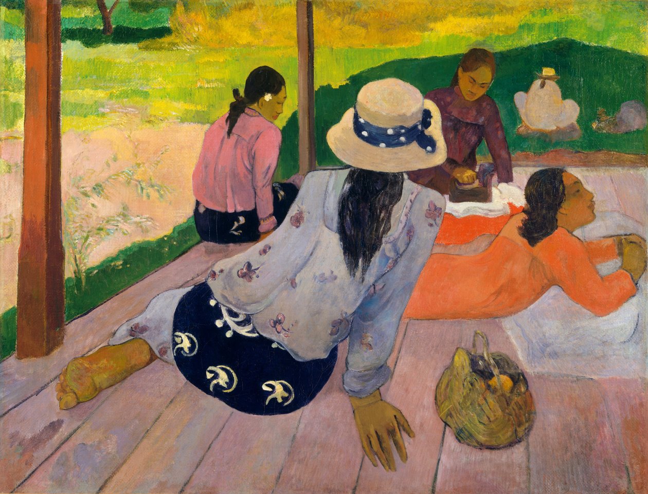 Siestaen, ca. 1892-94. af Paul Gauguin