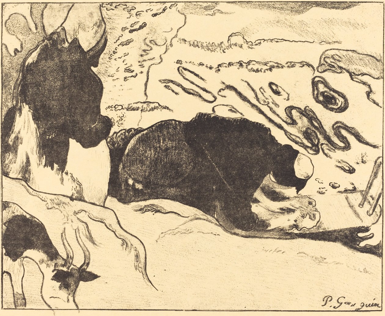 Vaskekonerne af Paul Gauguin
